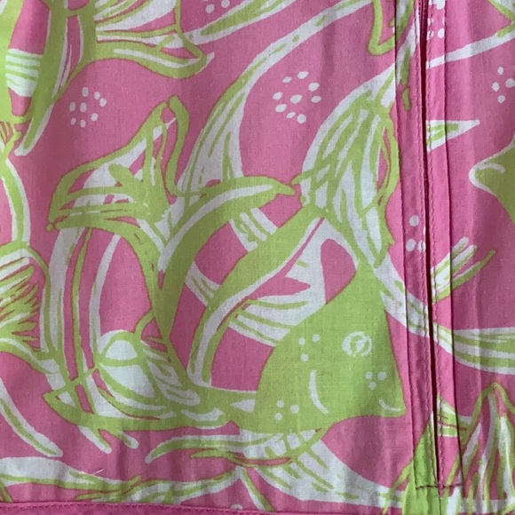 Lilly Pulitzer Long Sleeve Floral Embroidered Babydoll Preppy Tunic: 4986 - Picture 5 of 6